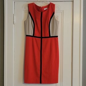 Calvin Klein Color Block Dress!!